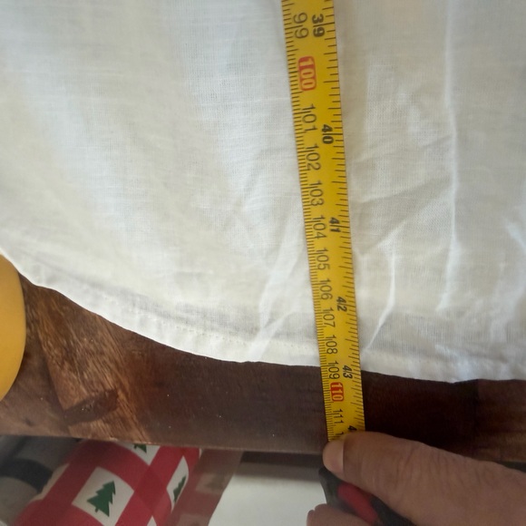 Beach Casual Boho Strapless White Tiered Dress Size Medium - Picture 8 of 12